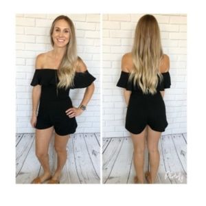 Romper off shoulder
